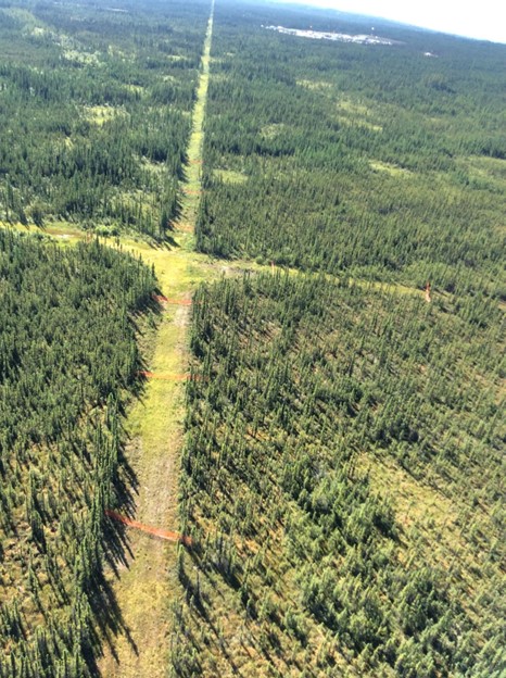 Aerial Photo Linear Footprint